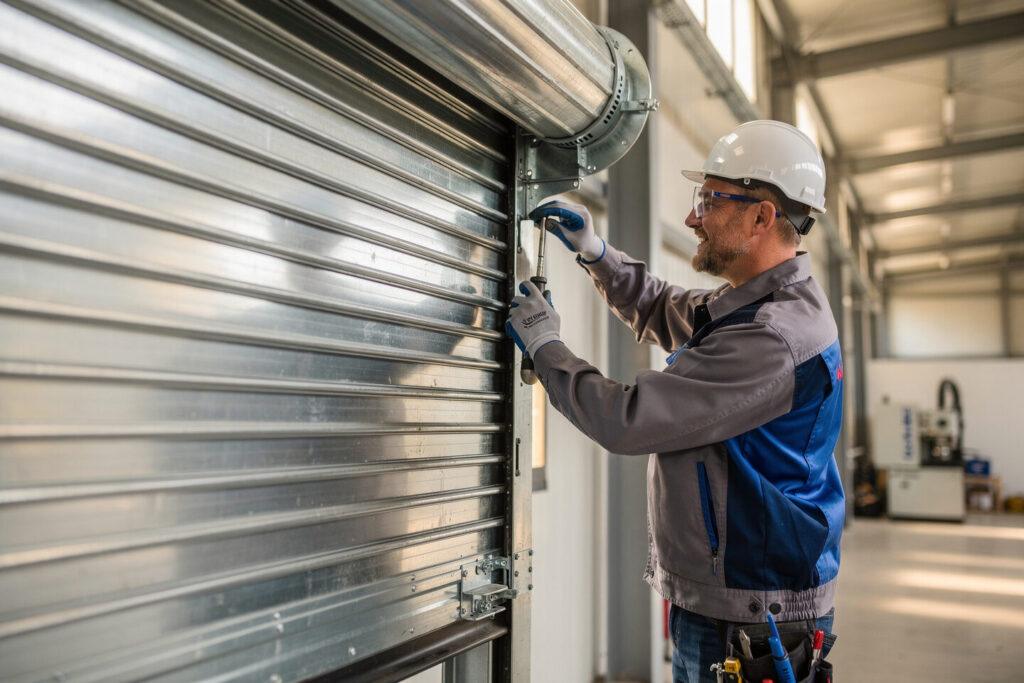 Montage und Inbetriebnahme – präzise und sicher – Rößler Industrietore GmbH